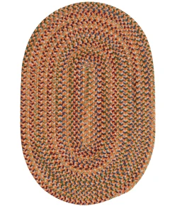 Colonial Mills Worley Oval Orange WY97R0 4' X 6' Rug