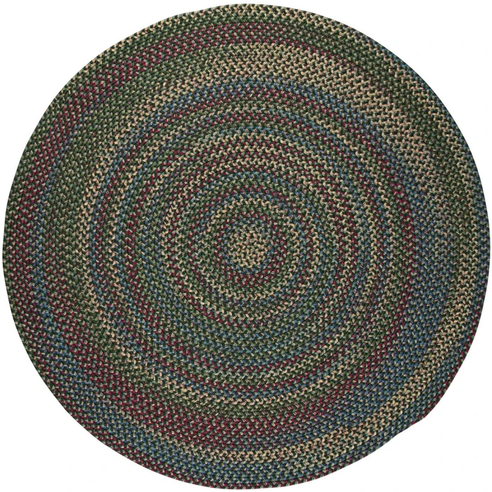 Colonial Mills Worley Rounds Rug Dark Green WY26R0 6' X 6' Rug