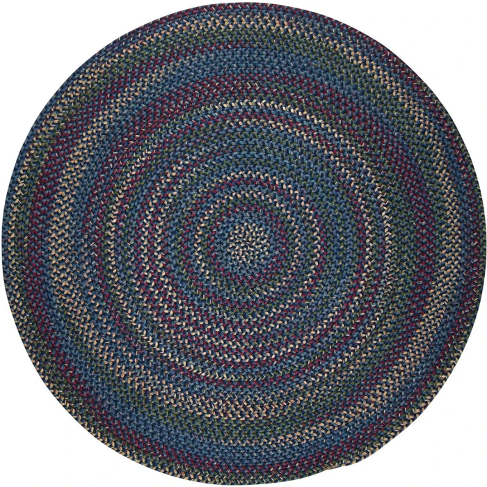 Colonial Mills Worley Rounds Rug Navy WY34R0 8' X 8' Rug
