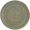 Colonial Mills Worley Rounds Moss Green WY52R0 5' X 5' Rug