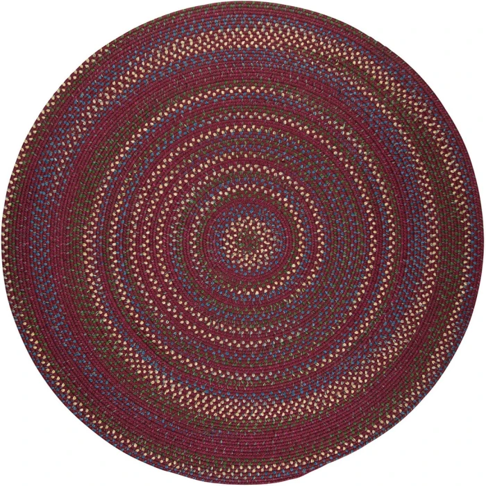 Colonial Mills Worley Rounds Rug Burgundy WY71R0 8' X 8' Rug