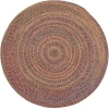 Colonial Mills Worley Rounds Red WY86R0 5' X 5' Rug