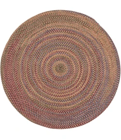 Colonial Mills Worley Rounds Red WY86R0 5' X 5' Rug