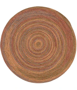 Colonial Mills Worley Rounds Orange WY97R0 7' X 7' Rug