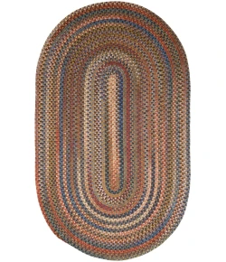 Colonial Mills New England Braid Floral NE01R0 2' X 4' Oval Rug