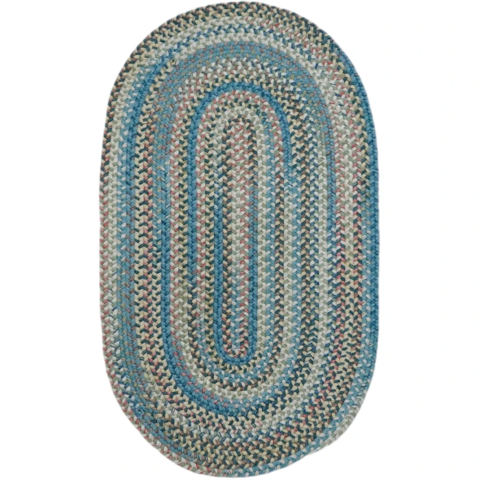 Colonial Mills New England Braid Rug Seafoam NE04R0 27" X 46" Rug