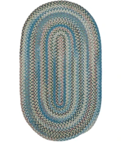 Colonial Mills New England Braid Seafoam NE04R0 5' X 7' Oval Rug