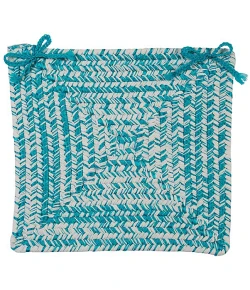 Colonial Mills Catalina Chair Pads Aquatic CA19A01 15" X 15" (Set of 4) Chair Pads Rug