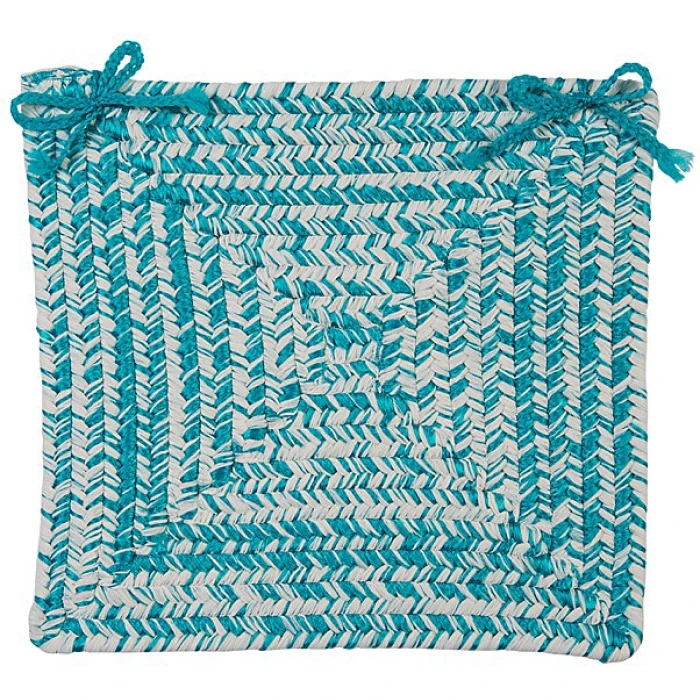 Colonial Mills Catalina Chair Pads Aquatic CA19A01 15" X 15" (Set of 4) Chair Pads Rug