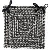 Colonial Mills Catalina Chair Pads Blacktop CA29A015 15" X 15" (Single) Chair Pads Rug