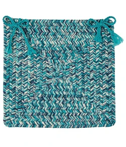Colonial Mills Catalina Chair Pads Lagoon CA99A015 15" X 15" (Single) Chair Pads Rug