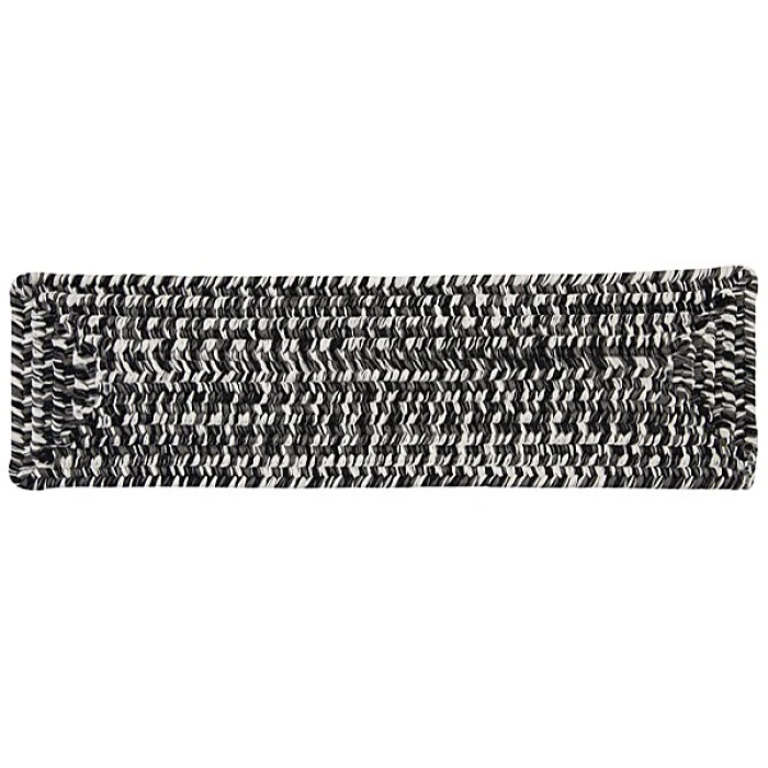 Colonial Mills Catalina Stair Treads Blacktop CA29A00 8" X 28" (Set of 13) Stair Treads Rug