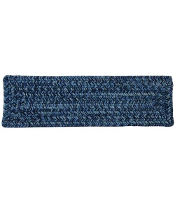 Colonial Mills Catalina Stair Treads Blue Wave CA59A00 8" X 28" (Set of 13) Stair Treads Rug