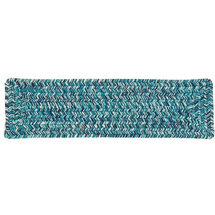 Colonial Mills Catalina Stair Treads Lagoon CA99A008 8" X 28" (Single) Stair Treads Rug
