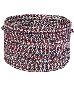 Colonial Mills Corsica Baskets Patriotic CC29A0 18"d X 12"h Baskets Rug