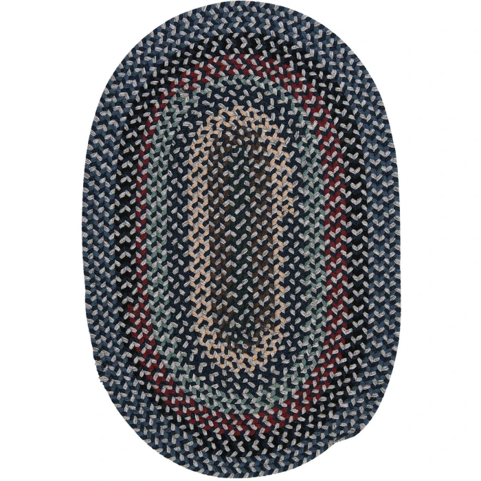 Colonial Mills Boston Common Oval Rug Winter Blues BC52R0 2' X 11' Rug