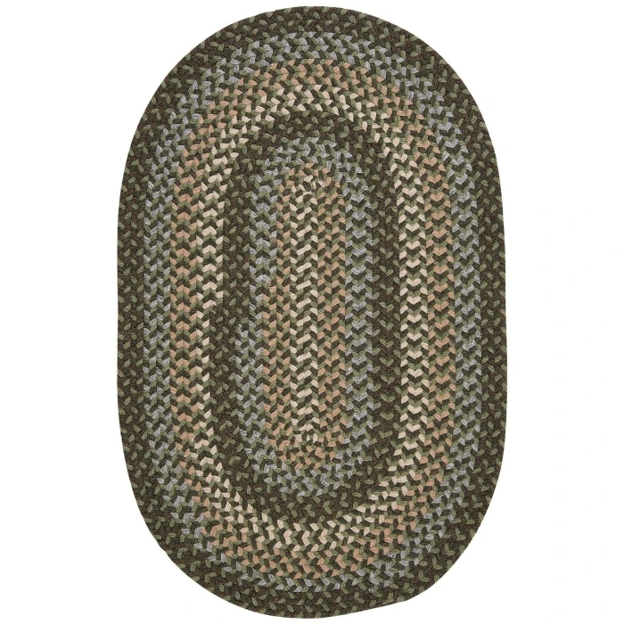 Colonial Mills Boston Common Oval Rug Moss Green BC63R0 8' X 11' Rug