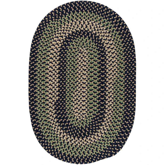 Colonial Mills Brook Farm Oval Rug Bluestone BF53R0 6' X 6' Rug