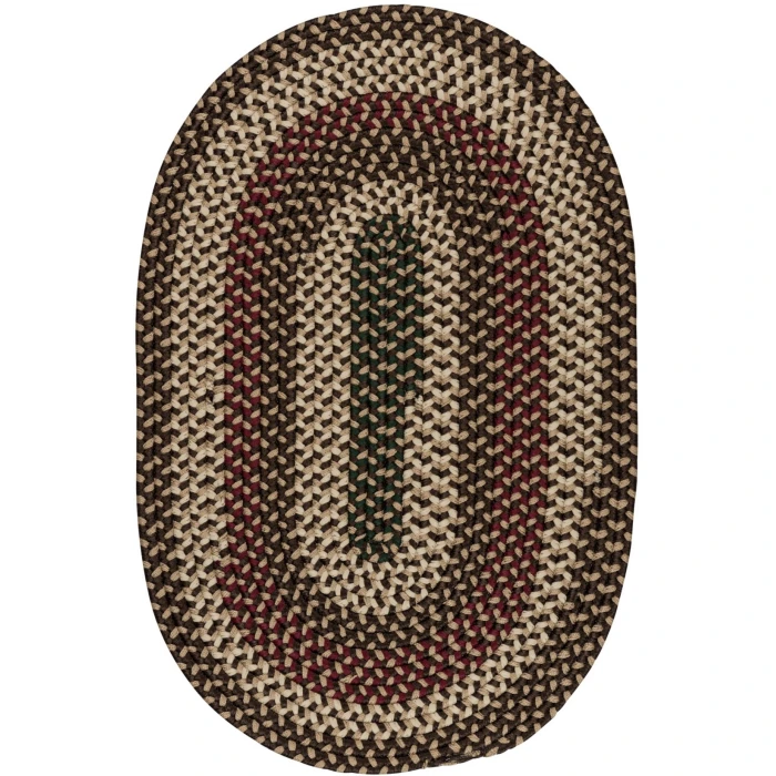 Colonial Mills Brook Farm Oval Rug Natural Earth BF72R0 8' X 11' Rug