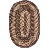Colonial Mills Brook Farm Oval Burgundy BF92R0 5' X 5' Rug