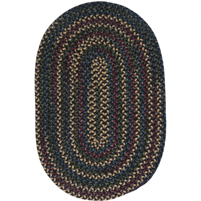 Colonial Mills Midnight Oval Rug Carbon MN47R0 6' X 9' Rug