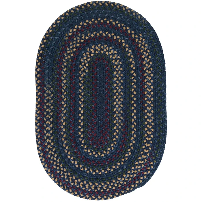 Colonial Mills Midnight Oval Rug Indigo MN57R0 4' X 6' Rug