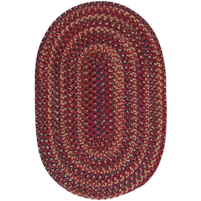 Colonial Mills Midnight Oval Rug Burnt Brick MN87R0 3' X 5' Rug