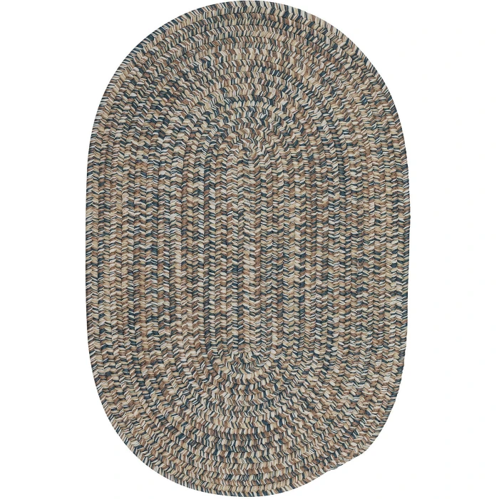 Colonial Mills Carrington Tweed Rug Navy & Tan EW49R0 8' X 11' Rug