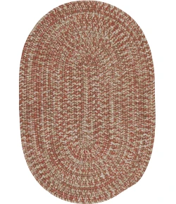 Colonial Mills Carrington Tweed Terracotta EW79R0 5' X 7' Oval Rug