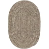 Colonial Mills Carrington Tweed Storm Gray EW89R0 8' X 10' Oval Rug