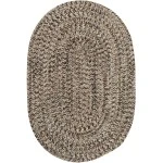 Colonial Mills Carrington Tweed Brown EW99R0 8' X 11' Oval Rug