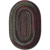 Colonial Mills Chestnut Knoll Oval Black Satin CK47R0 6' X 9' Rug