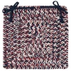 Colonial Mills Corsica Chair Pads Patriotic CC29A01 15" X 15" (Set of 4) Chair Pads Rug