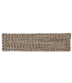 Colonial Mills Corsica Stair Treads Storm Gray CC89A00 8" X 28" (Set of 13) Stair Treads Rug