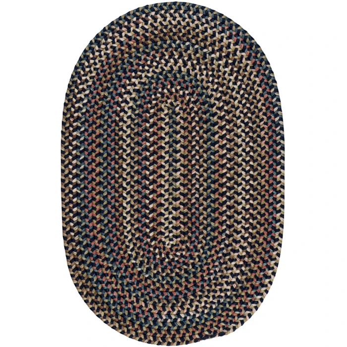 Colonial Mills Cedar Cove Oval Rug Navy CV59R0 2' X 3' Rug