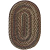 Colonial Mills Cedar Cove Oval Dark Brown CV89R0 2' X 3' Rug