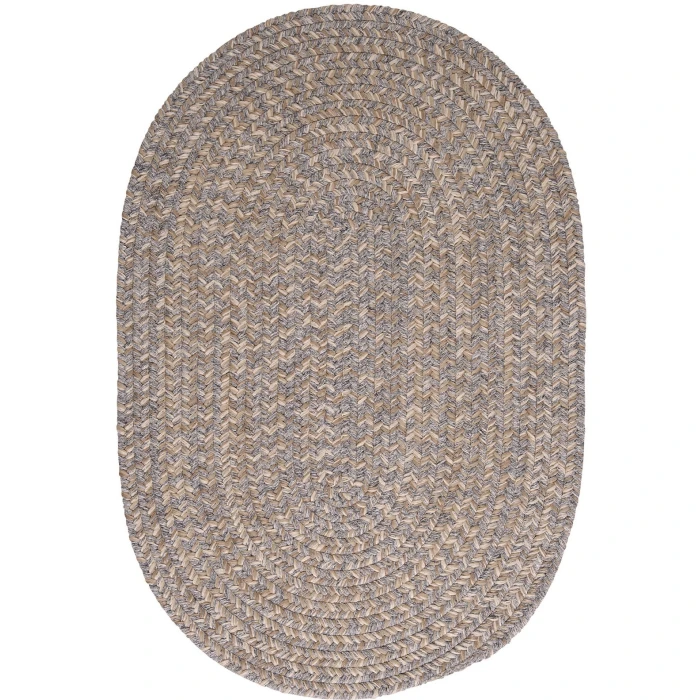 Colonial Mills Tremont Oval Rug Gray TE19R0 5' X 7' Rug