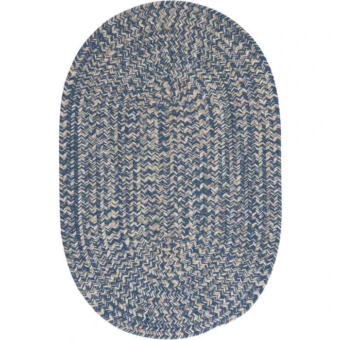 Colonial Mills Tremont Oval Rug Denim TE59R0 8' X 11' Rug
