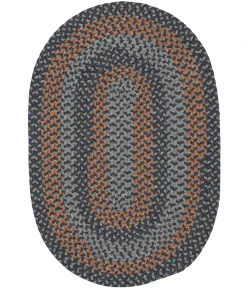 Colonial Mills Walden Charcoal & Orange WN43R0 2' X 4' Rug