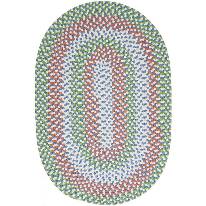 Colonial Mills Carousel Oval Rug Lime Spin OU49R0 2' X 3' Rug