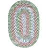 Colonial Mills Carousel Oval Lime Spin OU49R0 5' X 8' Rug