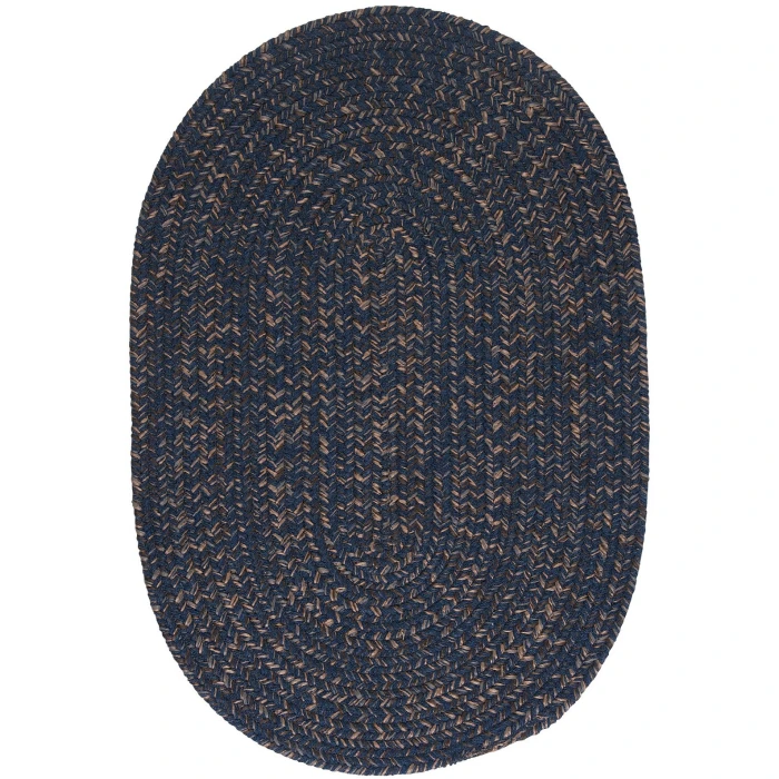 Colonial Mills Hayward Oval Rug Navy HY59R0 7' X 7' Rug