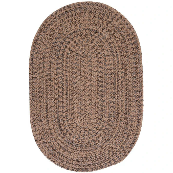 Colonial Mills Hayward Oval Rug Mocha HY89R0 3' X 5' Rug