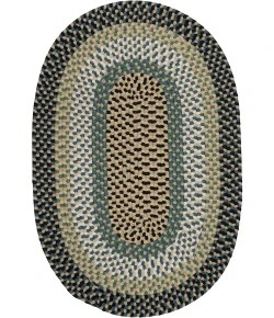 Colonial Mills Mendi Black MI30R0 6' X 8' Oval Rug