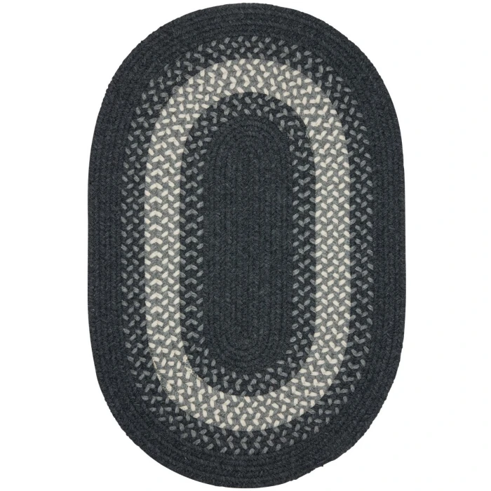 Colonial Mills North Ridge Oval Rug Charcoal NG49R0 4' X 6' Rug
