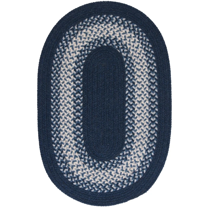 Colonial Mills North Ridge Oval Rug Navy NG59R0 8' X 11' Rug