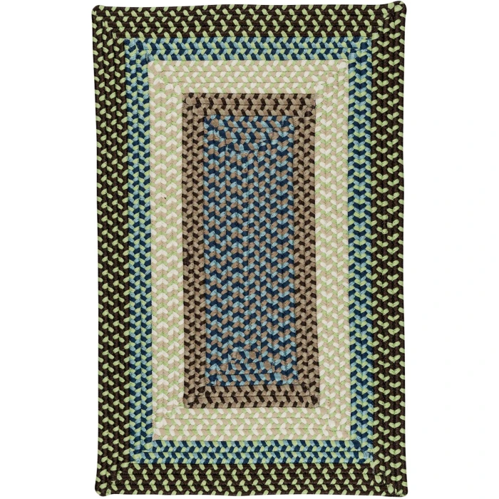 Bright Rug Fun Colonial Mills Montegoangle Rug Bright Brown Rug MG89R09 8'X10' - Rugs Town