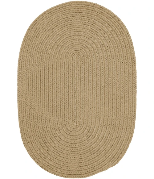 Colonial Mills Barataria Oval Rug Sand IA33R0 4' X 6' Rug