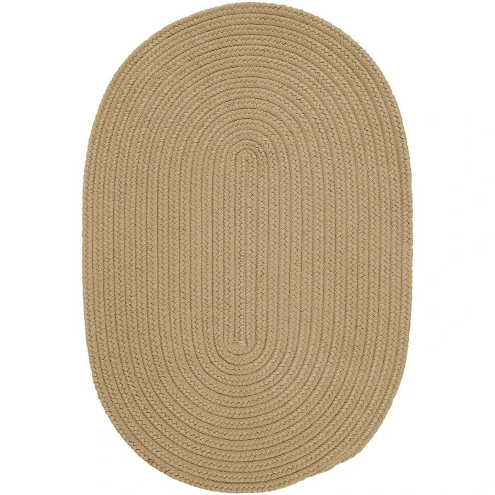 Colonial Mills Barataria Oval Rug Sand IA33R0 7' X 9' Rug