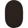 Colonial Mills Barataria Oval Brown IA84R0 20" x 30" Rug